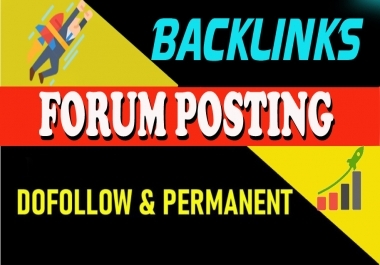 I Will Generate 50 Forum Posting Backlinks From High DA Websites