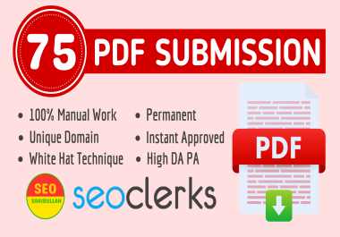 75 Pdf, Doc, PPT Submission Backlinks on High Authority Websites
