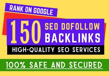 150 SEO backlinks from PR9,  article post,  profile links,  web2.0,  directory many more