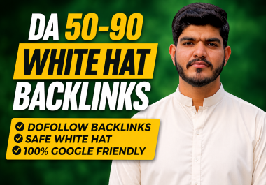 Get 100 manual high quality white hat SEO backlinks boost