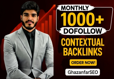 Off page SEO service High authority DA 50+ white hat 1000 Manual dofollow backlinks