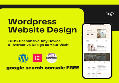 I will build responsive WordPress website design,  redesign,  landing page
