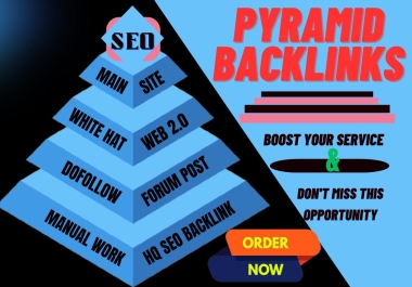 Advanced pyramid backlink building for better SEO