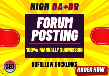 Professional 40 forum postings from high quality websites