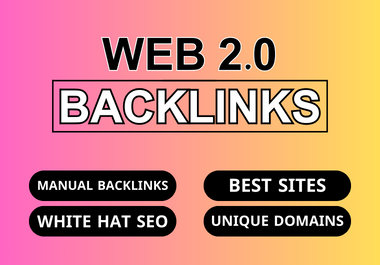 I will provide web 2 0 backlinks or content writing