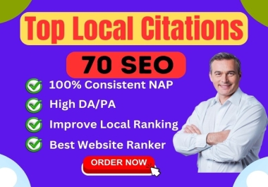 I will do manual 70 local citations for any country