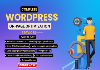 You will get on page SEO optimization by rankmath SEO or yoast SEO plugin