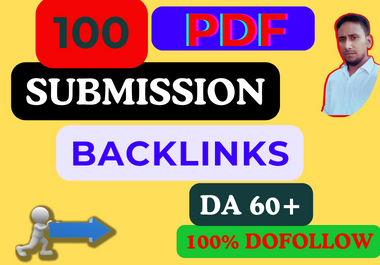 Professional PDF submission Services with110 SEO backlinks to up website