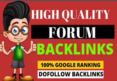 I will do 130 unique forum posting do-follow SEO backlinks