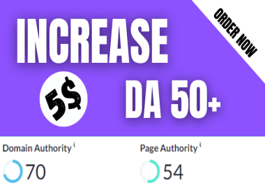I will Increase Moz DA 30 Moz Domain Authority 30