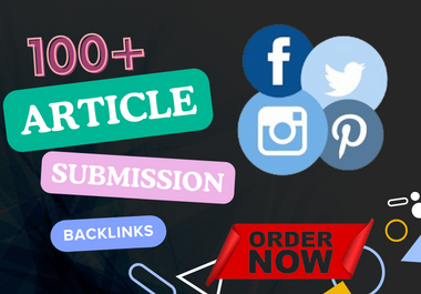40 Article Submission Backlinks Service