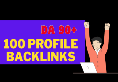 High DA PA 100 Profile Backlinks