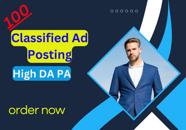 I Will Provide 60 Manual Classified Ads Posting On Top Ad Websites