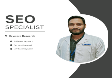 I will do your AdSense,  Service,  and Affiliate keyword research.