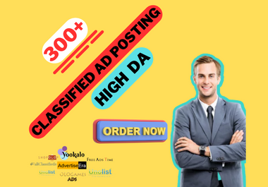 I will post your ad to 300 classified ad posting sites