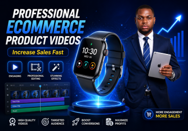 I Will Create High-Converting commercials Ads for Shopify,  eBay,  Etsy & Drophipping Products