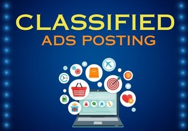 I will manually post 70 classified ads in top classified sites