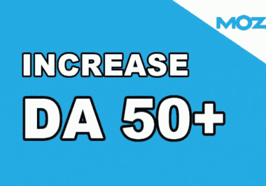 Increase your MOZ DA PA website domain authority 50 plus