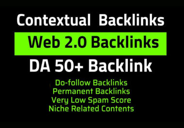 Quality And High DA Web 2.0 Backlinks