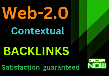Build High Quality 100 plus super web 2.0 powerful backlinks for your website