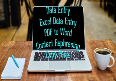 Data Symphony Excel Entry,  PDF Harmonization,  Content Refinement & Copy Pasting Brilliance.