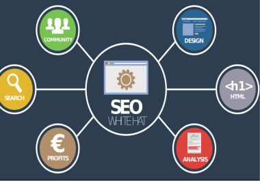 White Hat SEO complete package to get ranking on top search