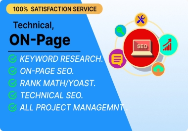I will do On-page SEO and Optimize website with Technical SEO