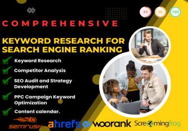 I will do the best SEO keywords research for your website