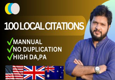I will do 100 local citation to boost websites