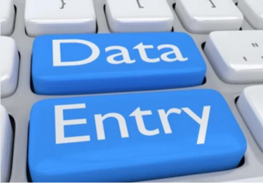I will do data entry in one day and internet research.