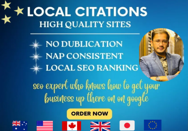 I will do 100 manual local citations for any country