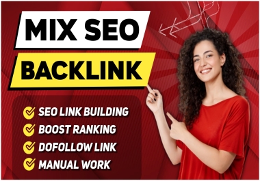 I Will Create 100 mix backlinks high authority and high quality