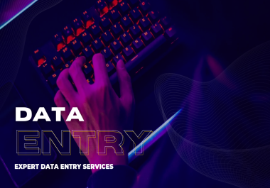 Expert Data Entry Services Fast,  Accurate,  and Reliable