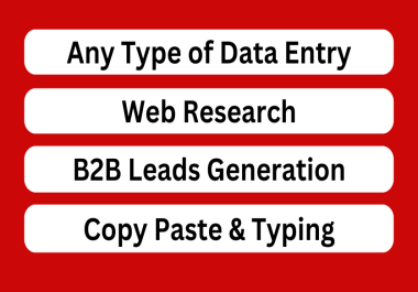 I will do b2b lead generation,  prospect list,  linkedin,  and email list building