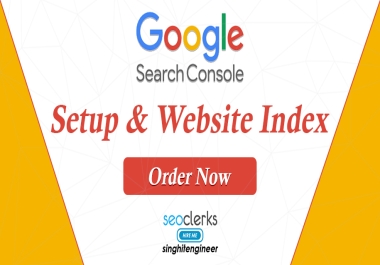 Google Search Console Setup & Index the Website