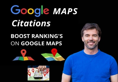 I will do 10000 google maps citations for gmb ranking and local business SEO
