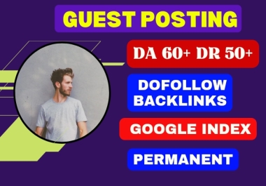 I will do SEO backlinks high quality and authority high da guest post link building