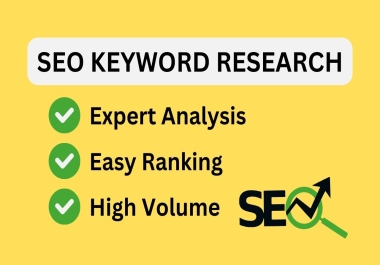 I will do the Best SEO keyword research for the website