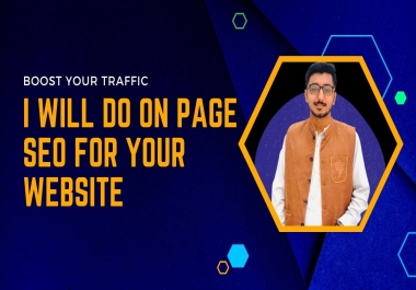 I will do On-Page SEO to increase Website Organic Traffic