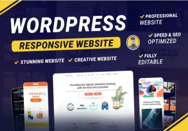 I will setup modern wordpress website design or blog design