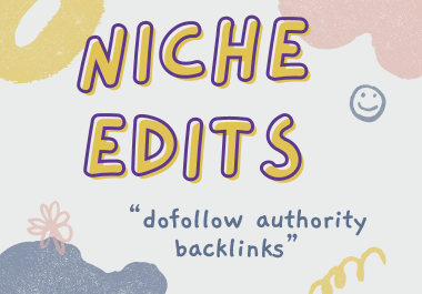 Niche edits on blog's,  Anchor text