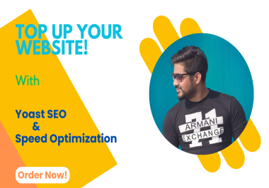 I will ranked your page with yoast SEO and speed optimization