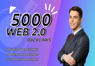 5000 Web 2.0 Dofollow Contextual SEO Backlinks Improve Your Website Ranking on Search Engines DA 60+