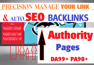I'll Precision-Manage & SEO Backlink Your URL to High-Authority Pages,  Securing DA99+ PA90+