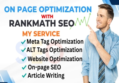 I will complete on-page SEO optimization for your website and content,  on-site SEO