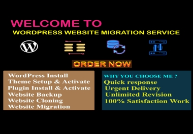 I will migrate website within 24 hours