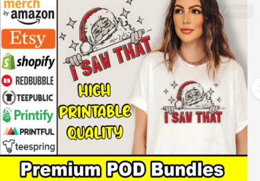 I will design t shirts for etsy or other print on demand platform