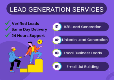 I will generate 50 B2B Sales Leads For You