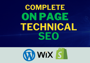 I will optimize technical and on page SEO for wix,  shopify,  wordpress,  webflow