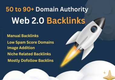 I will do 150 web 2.0 backlinks on high domains authority.